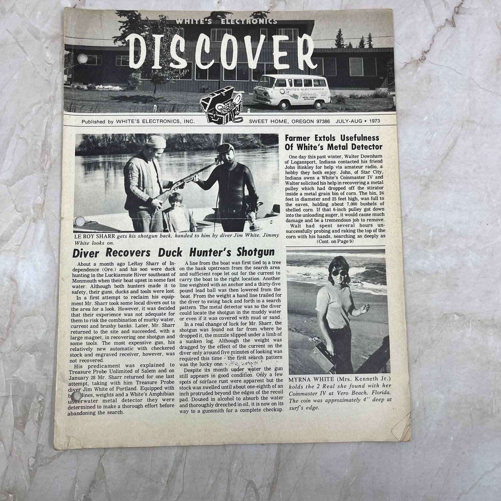 1973 Jul/Aug White´s Electronics Discover Newslett