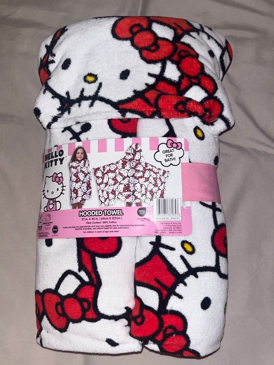 Hello Kitty Hooded Towel 8k2ZcLsKz