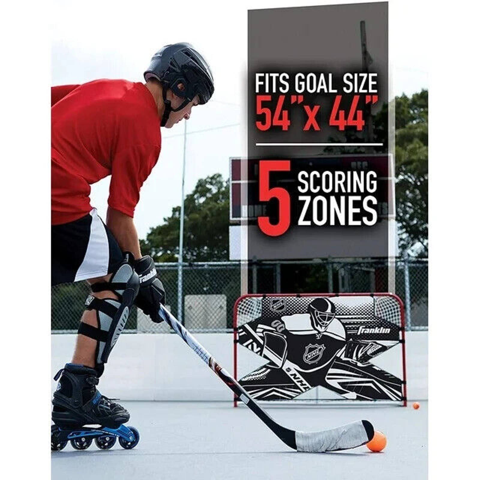Franklin Sports Hockey Shooting Target - NHL - Fits 54 