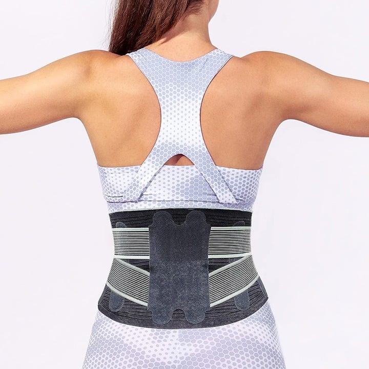 Lumbar Support Belt for Back Pain,Breathable Compression Back Support Brace(M/L) 2BGcc6TpS