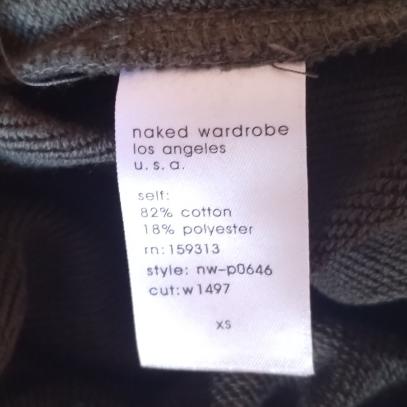 Naked Wardrobe NEW NT Army Green Pocketed Fleece Sweatpants XS gIS7zQnpb