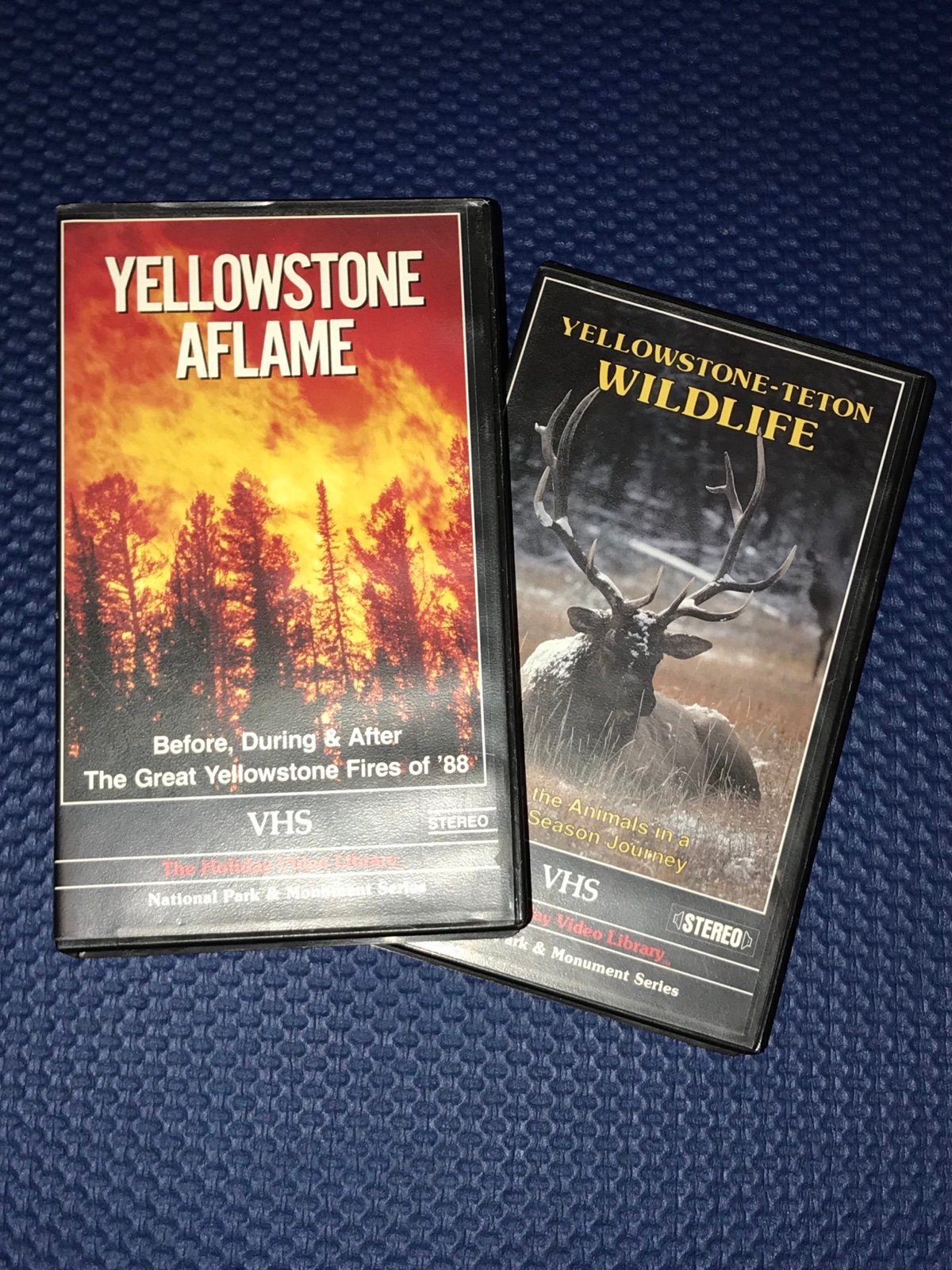 Yellowstone-Teton Wildlife/Yellowston Aflame VHS Set czeFwXX7W
