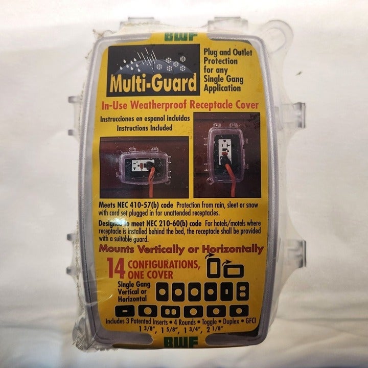 BWF FG1100C 2-1/4” Depth Multi-Guard Plug and Outlet Si