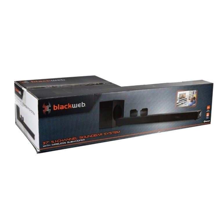 Blackweb BT 5.1-Channel Soundbar System with Subwoofer, 37