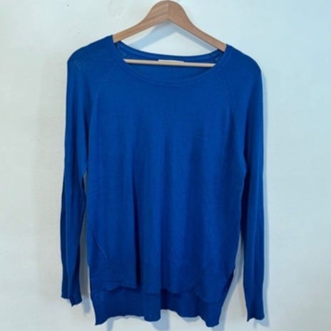 Zara Large Blue Light Weight Sweater 8OUd4ei2J