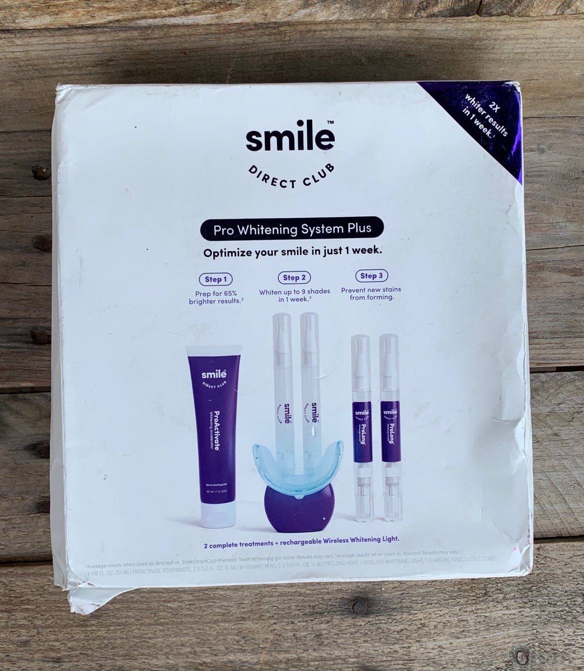 SmileDirectClub ProSystem Plus Teeth Whitening Kit Wire