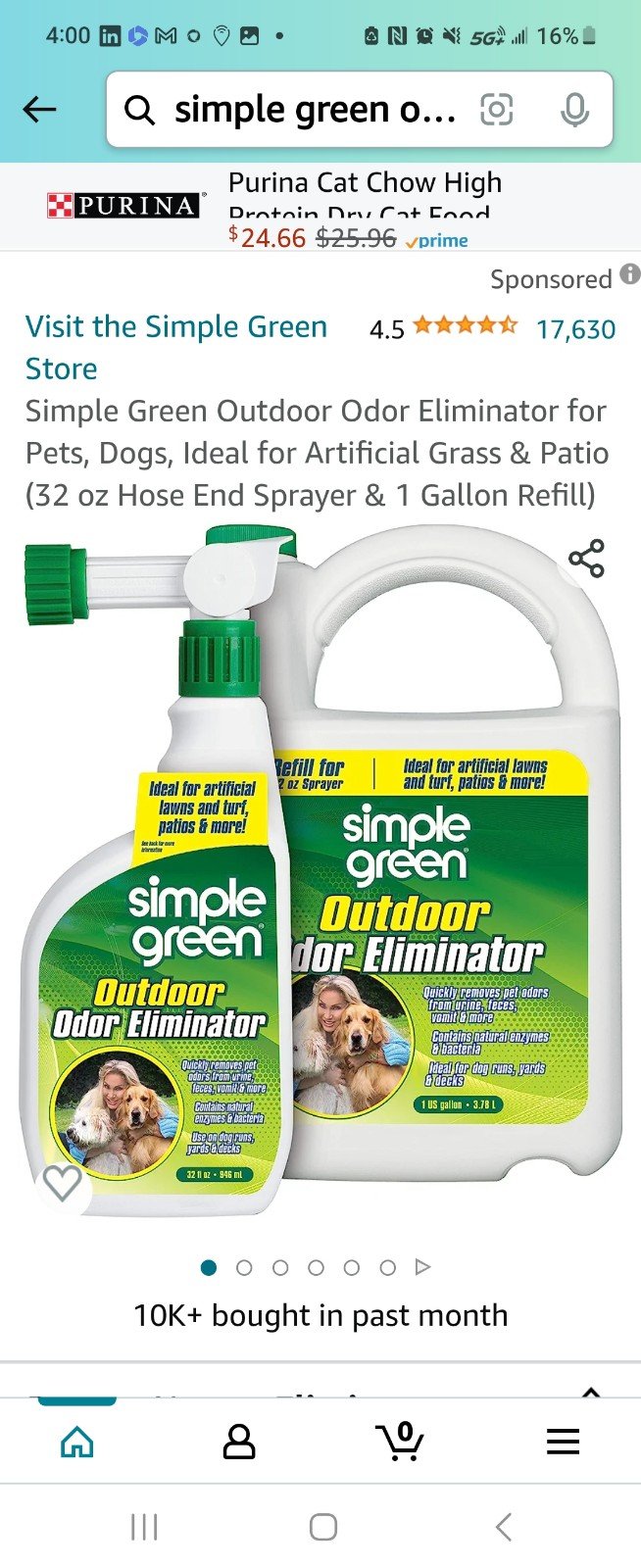 Simple Green Outdoor Odor Eliminator 1FcyPtHiV