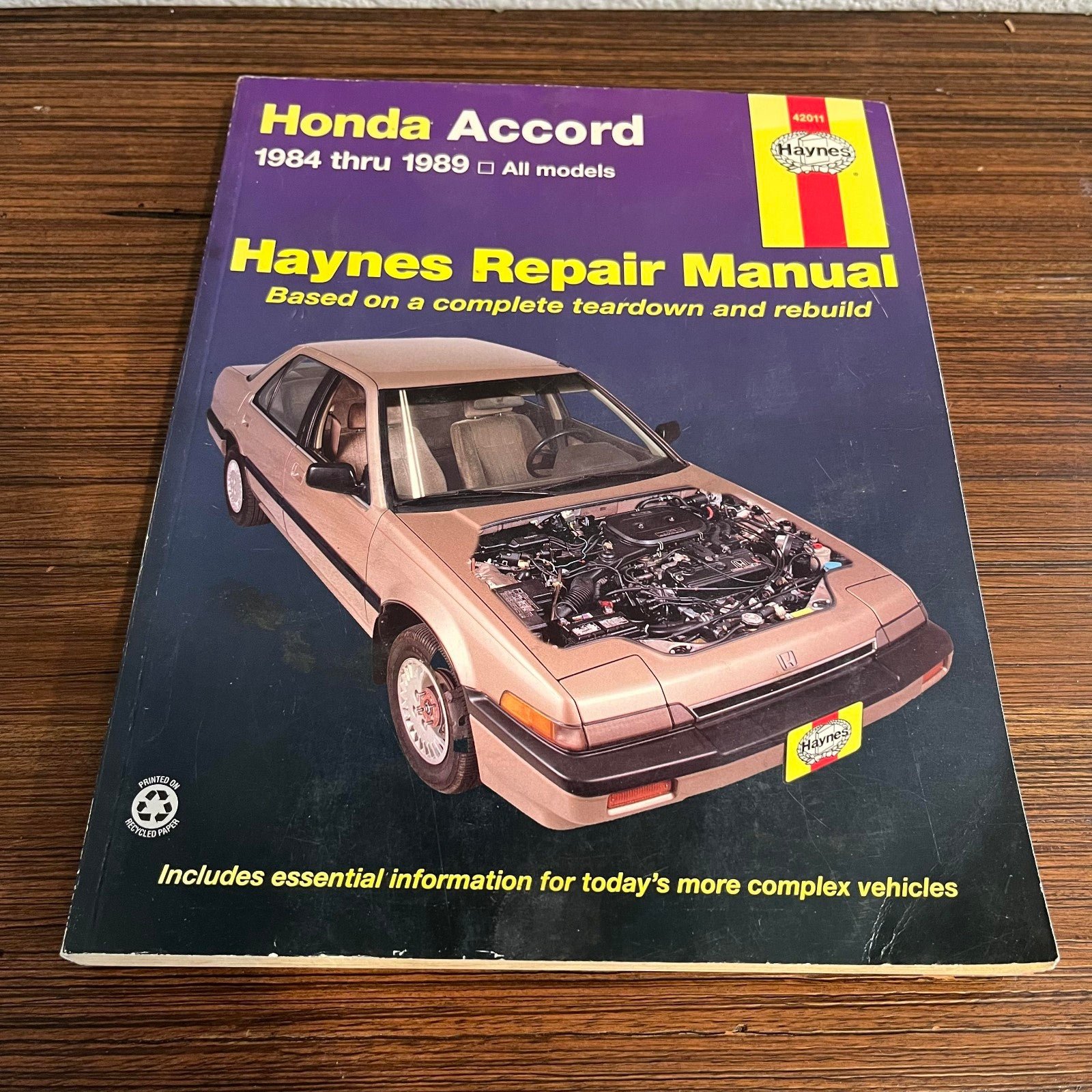 Haynes Honda Accord 1984-1989 Repair Manual 1pi8heUTw