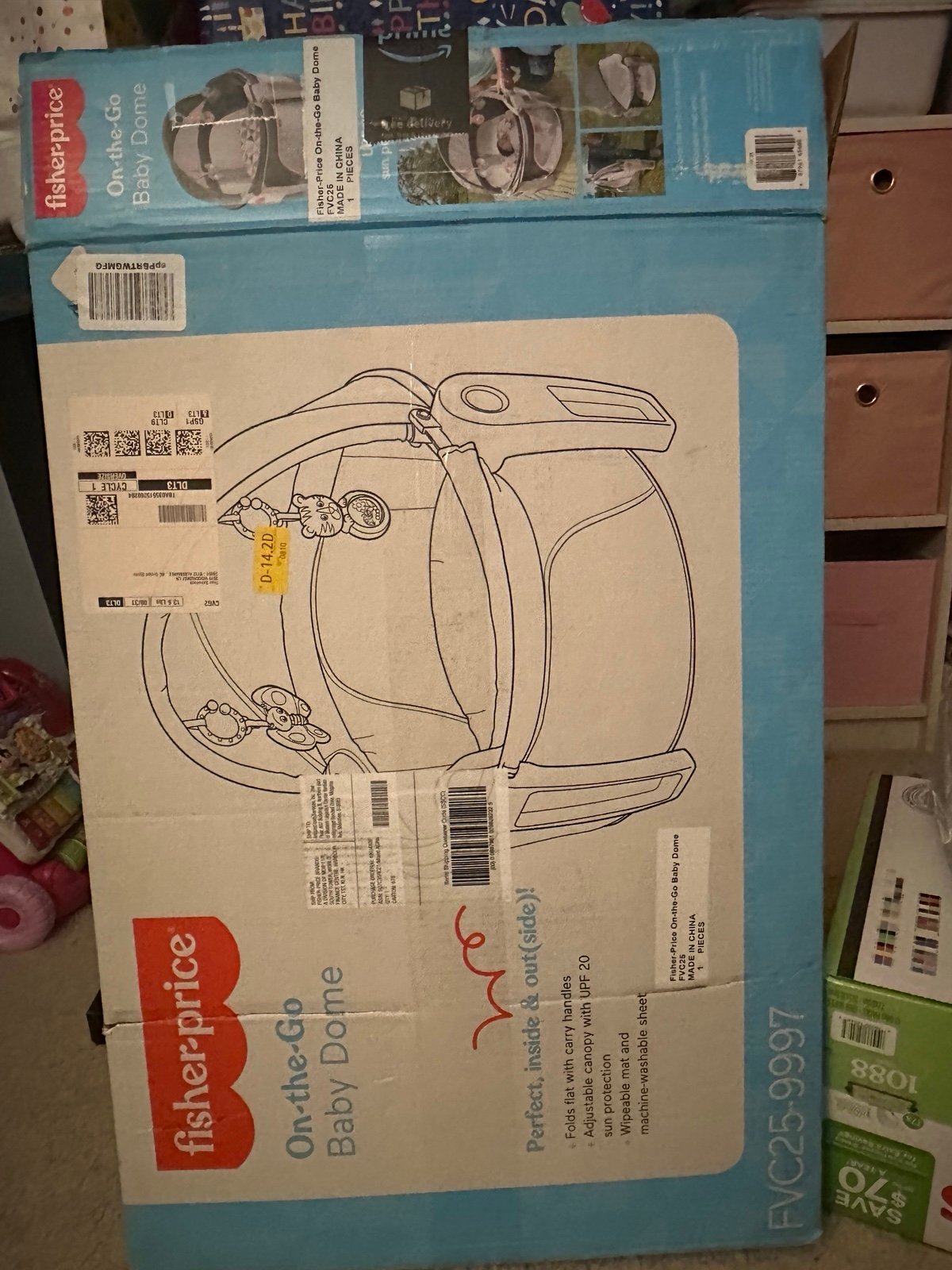 Fisher-Price On-the-Go Baby Dome BQrp78RCY