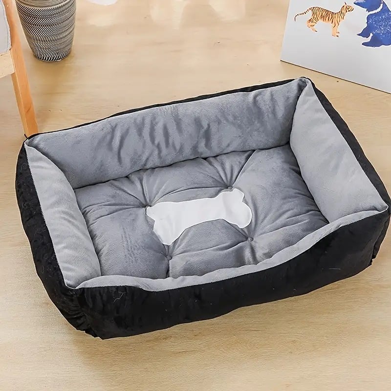 Comfy Pet Bed House with Square Cushion for Large Dogs 