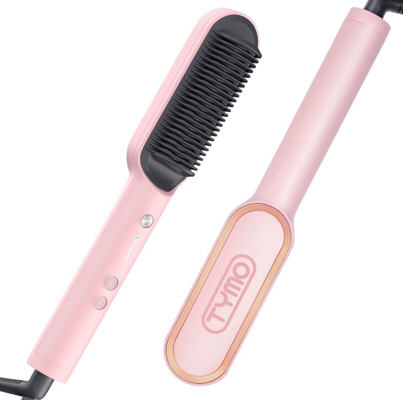 TYMO Ring Hair Straightening Brush - 6 Feet Cord - Light Pink 5FlczvOtO