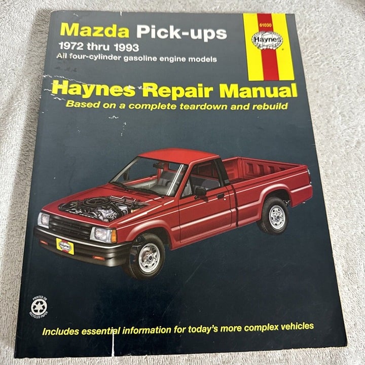 Mazda Pick-ups 1972-1993 Haynes repair manual BSjBwnc3X