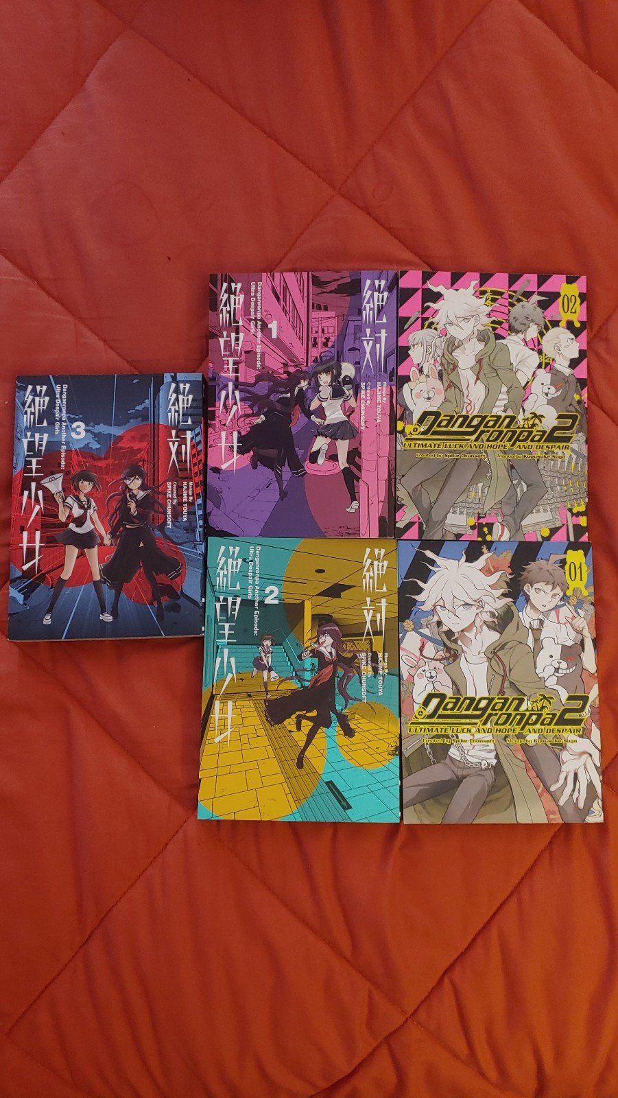 DANGANRONPA Manga Lot (FIVE ITEMS) cPqdsUQ0I