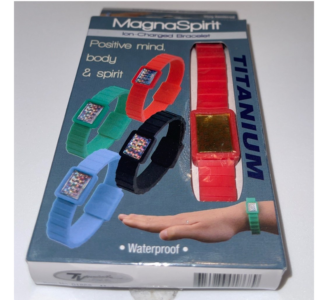 MagnaSpirit ~ Ion Charged Bracelet ~ Red ~ Small ~ Mind ~ Body & Spirit F4vXh4RZr
