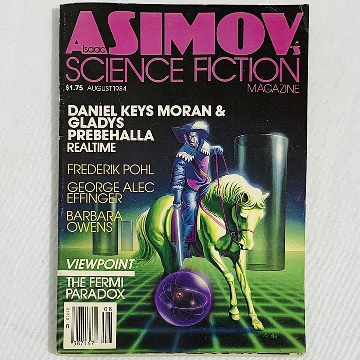 Isaac Asimov Science Fiction Magazine 1984 Effinger Pre