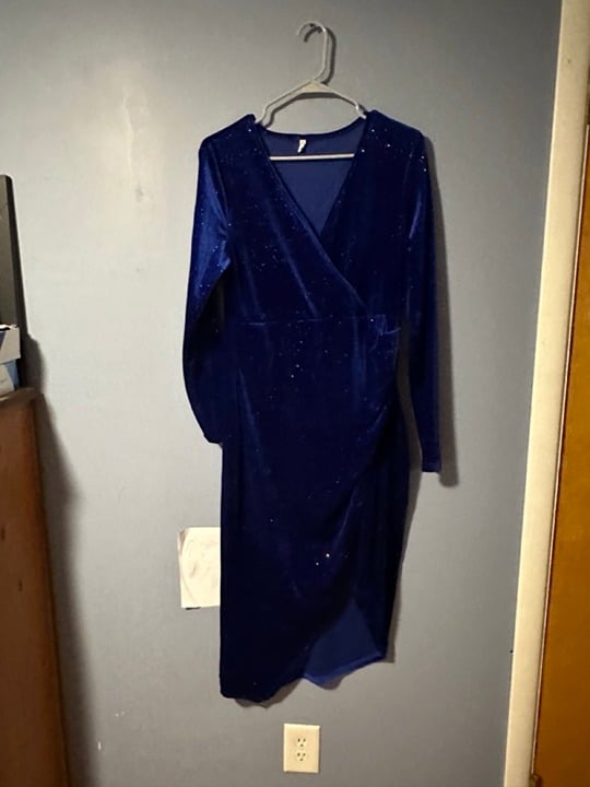 blue velvet dress 8tXGboJ0F