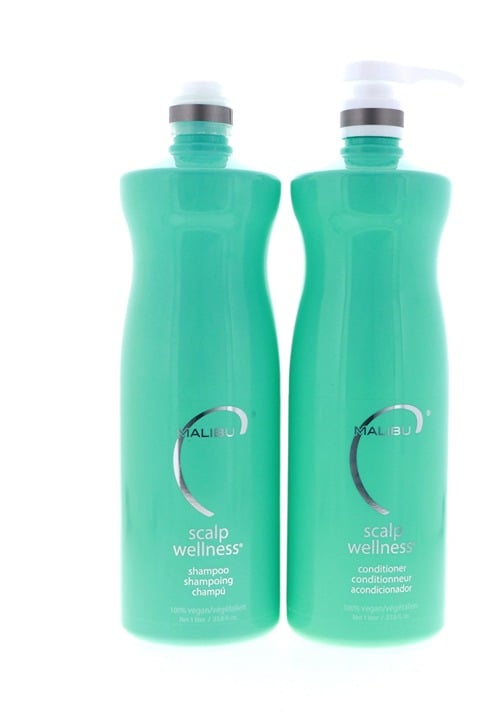 MALIBU C Scalp Wellness Shampoo and Conditioner Combo, 