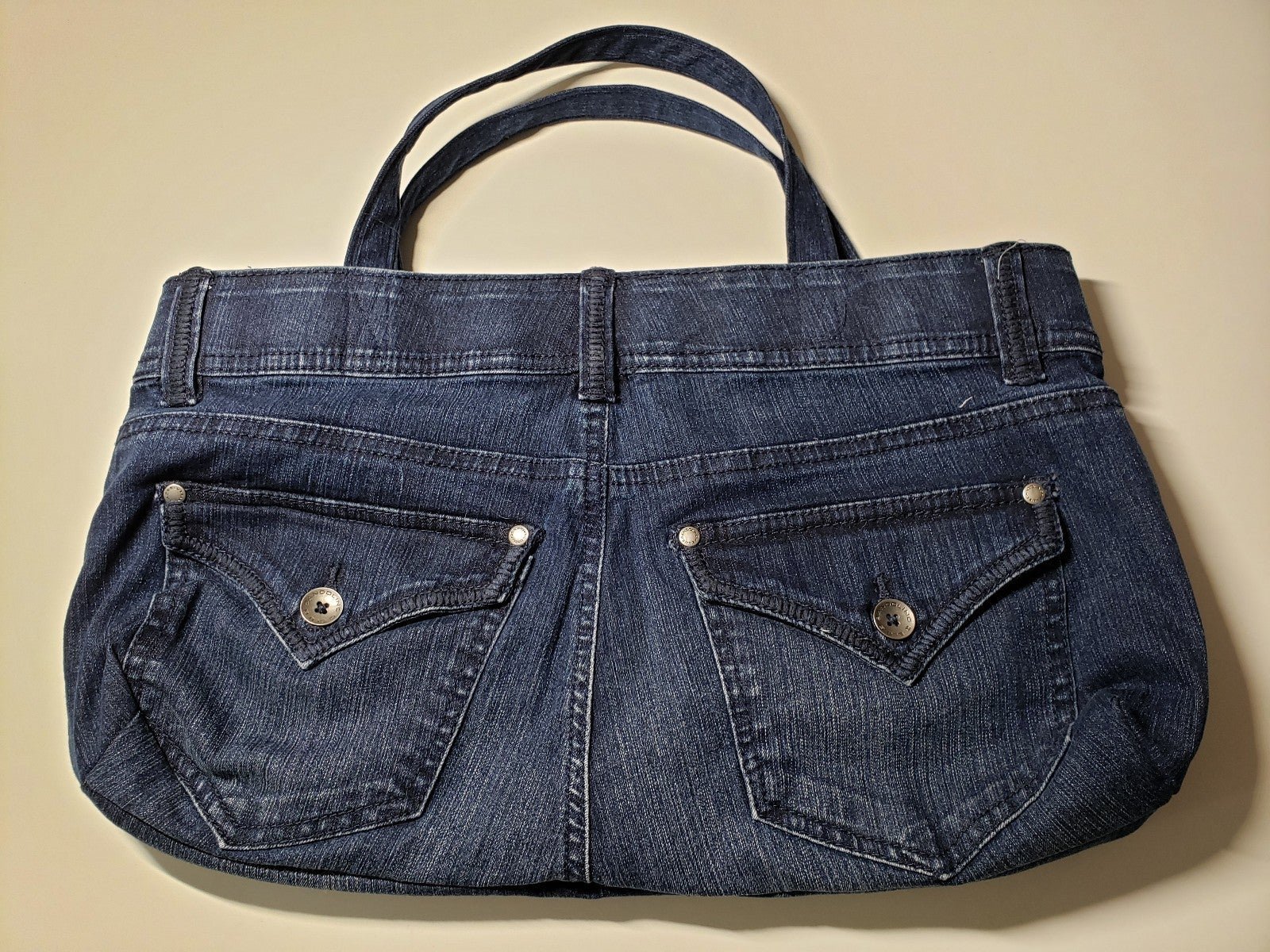 Upcycled Jean Purse D9oR78W7D