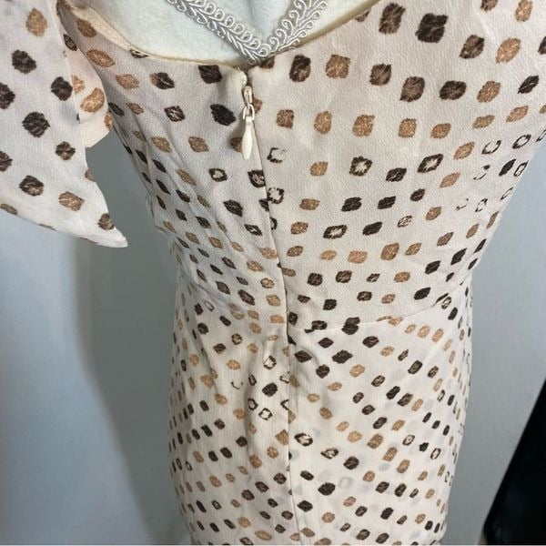 Ulla Johnson Imogen One Shoulder Silk Dress Safari Print Ruffles Size 4 ghux83rbH