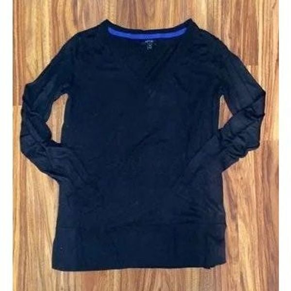 Apt. 9 Black V-Neck Sweater Womens Size XS FapqvxExi