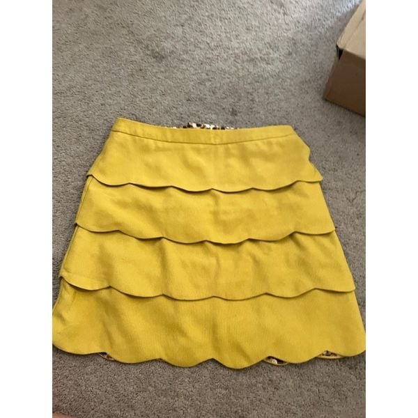 Esley medium tiered yellow skirt cR1kU21CU