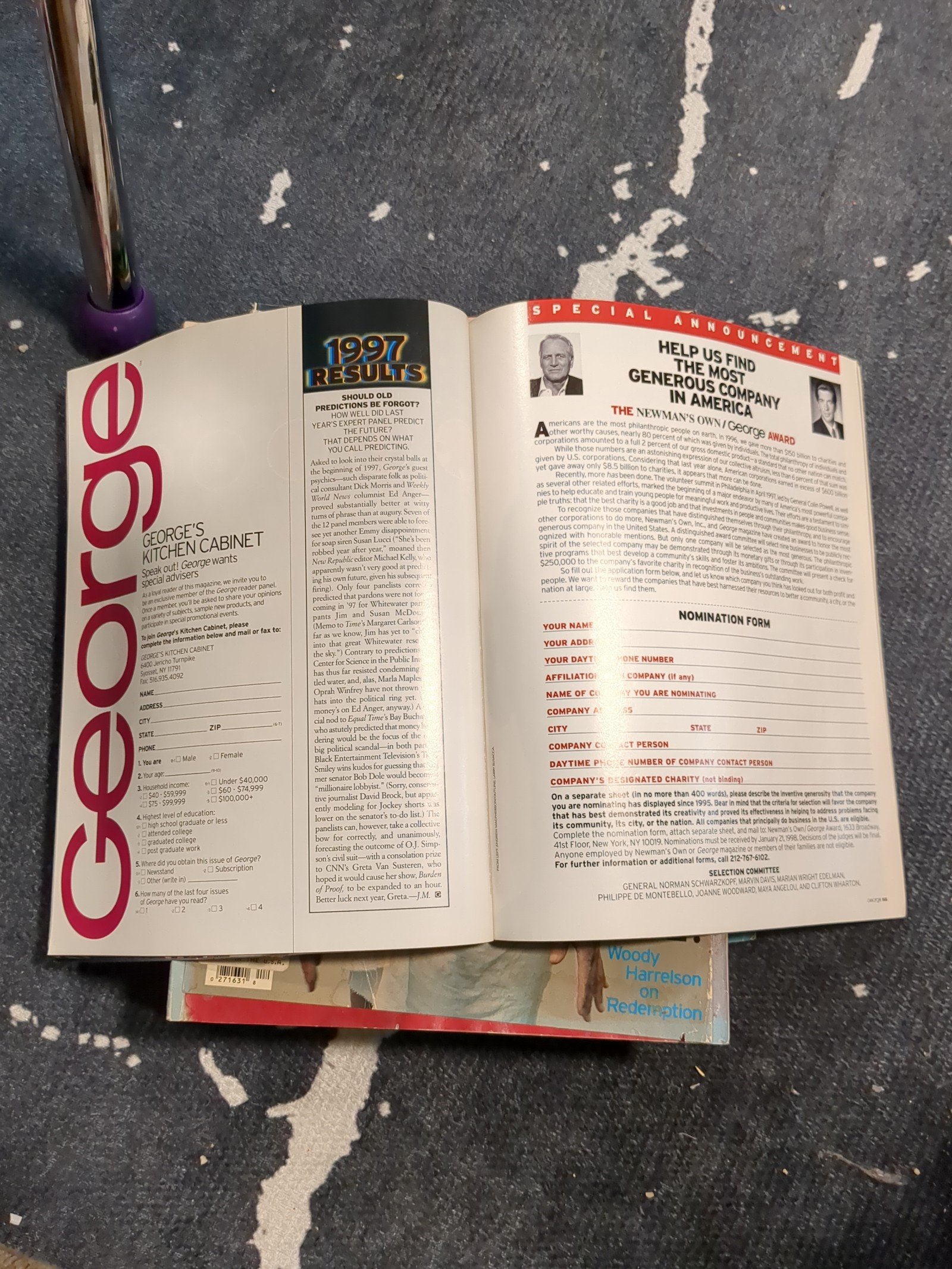 George Magazine 1/98 gidkTPCvV