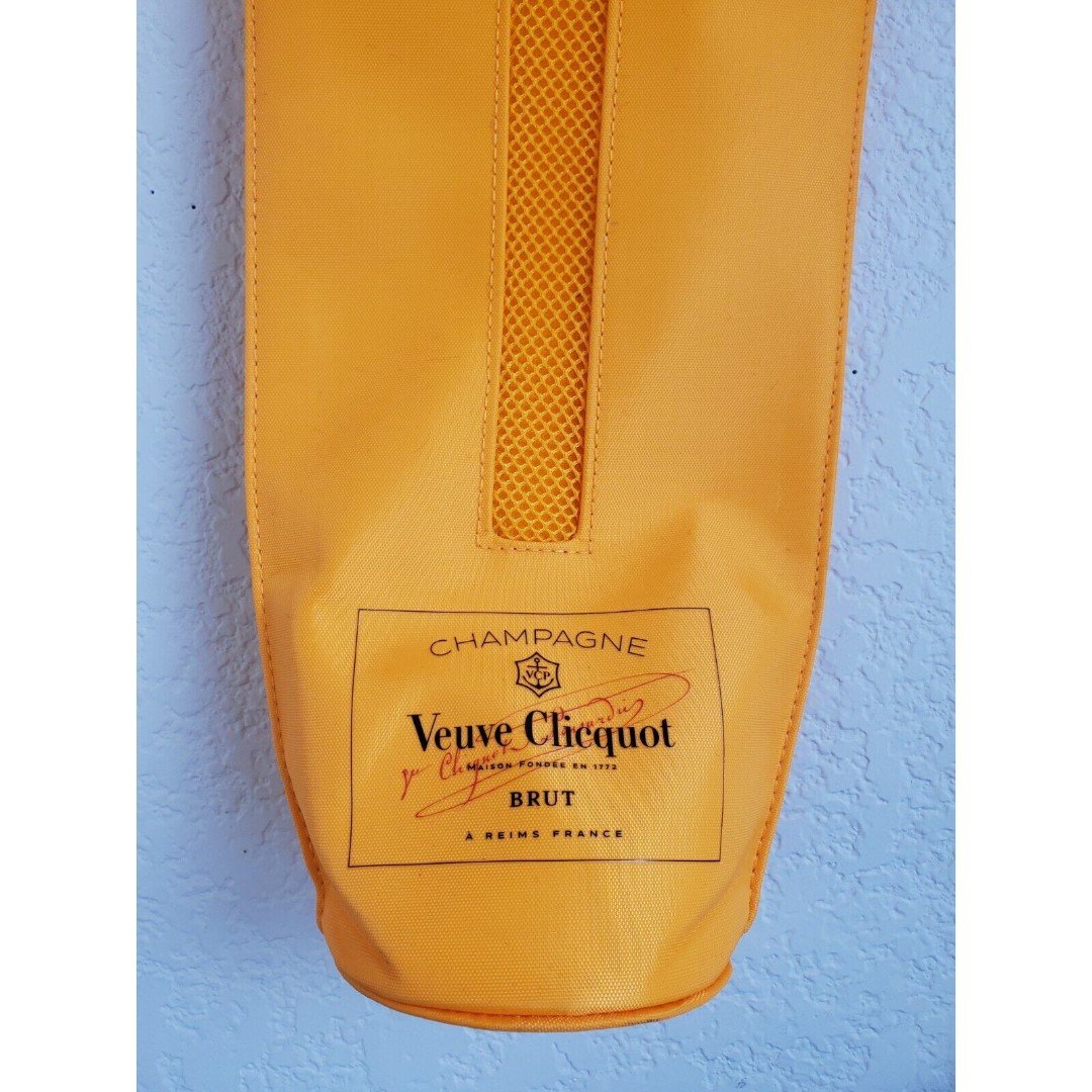 Real Veuve Clicquot Bottle Tote Bag for 750ml Champagne Bottle Orange Insulated A9oWReLkH