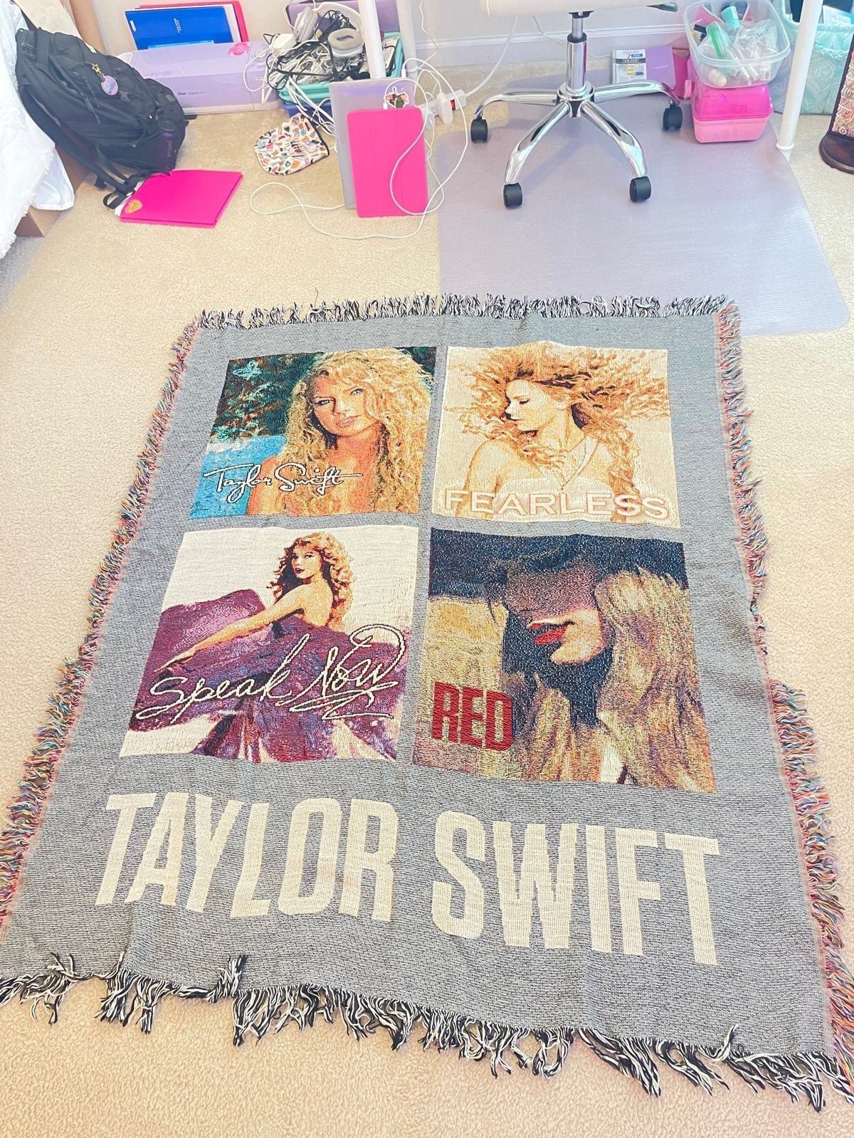 Taylor Swift Blanket Four Original Albums Woven Tapestr