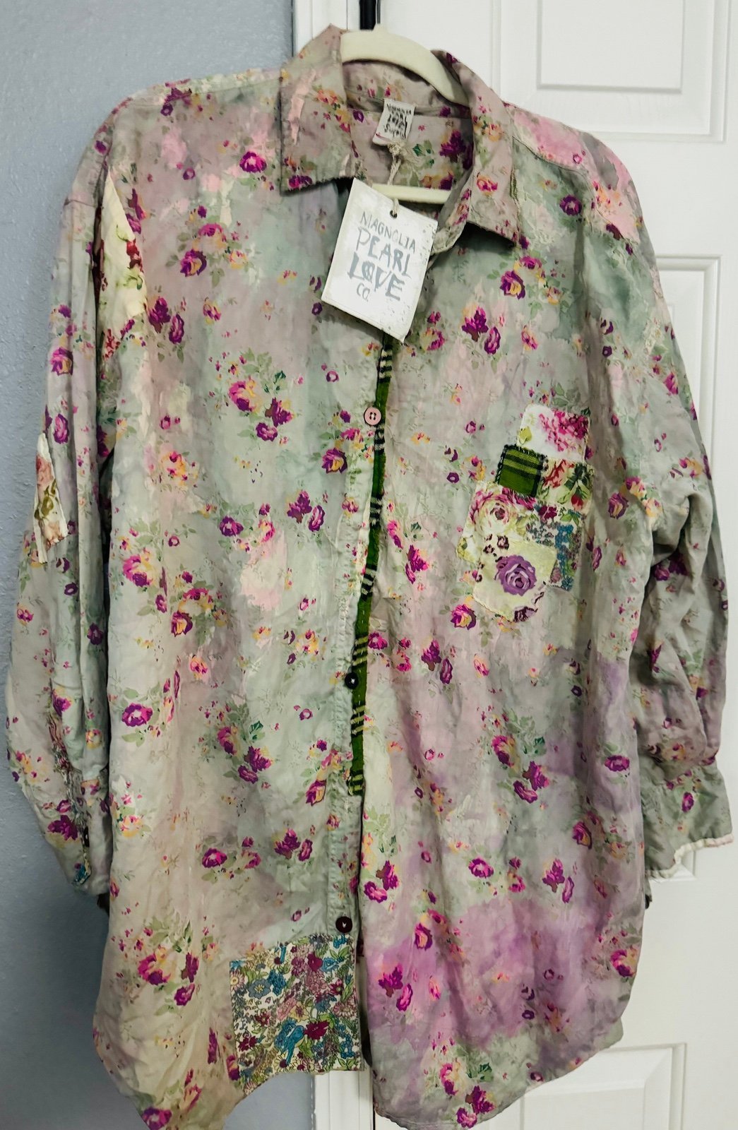 Magnolia Pearl pressed flower shirt 81jdA0zNE