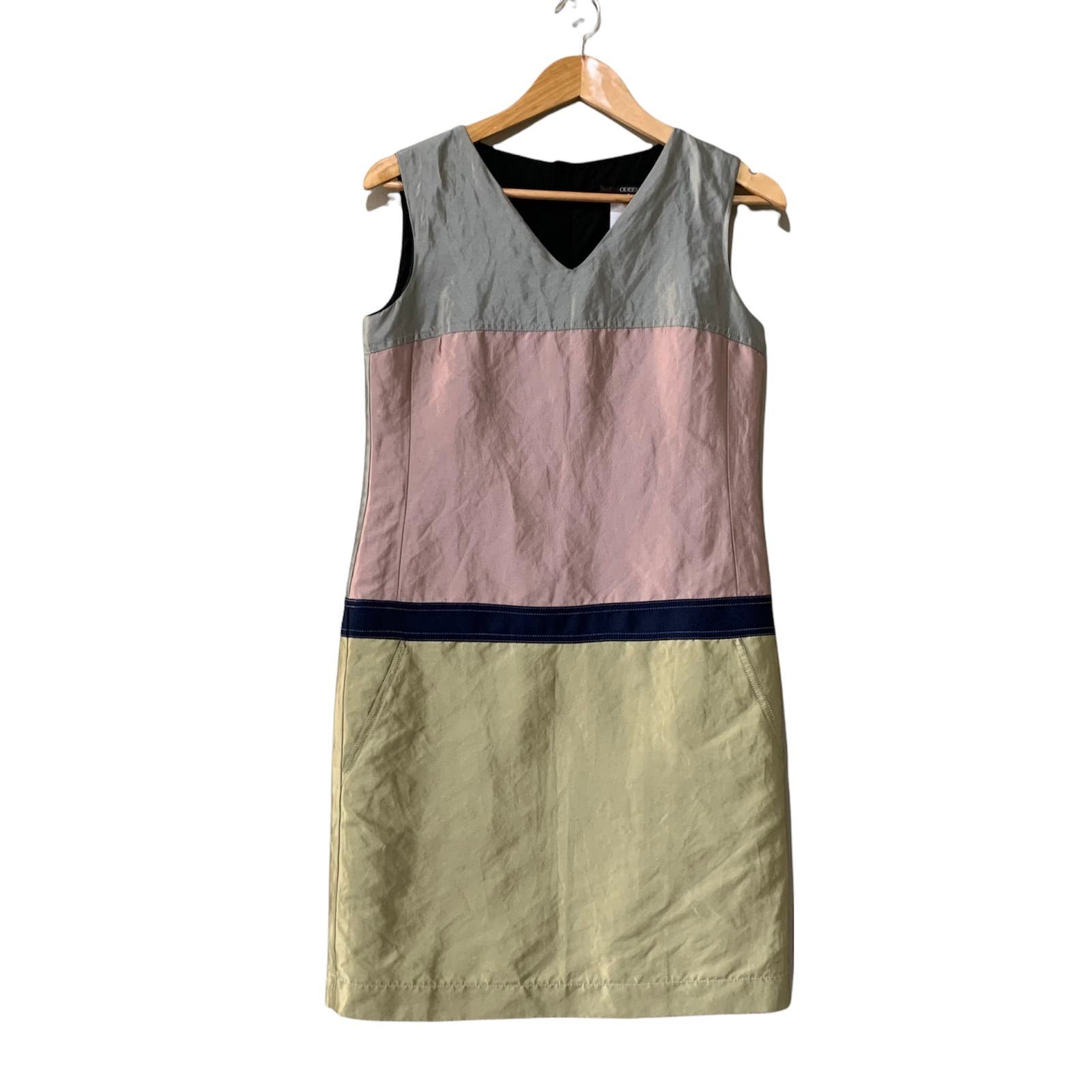 Odeeh Metallic Pastel Sleeveless Dress Size Small (34 ~