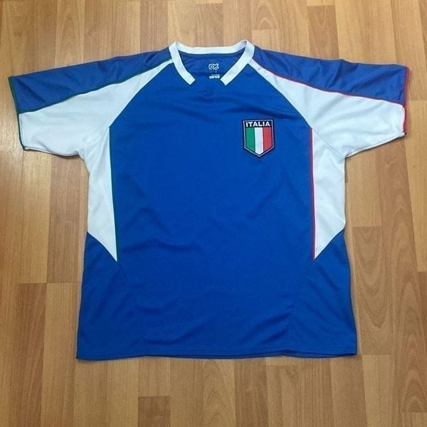 Vintage Soccer Jersey Italia Italy Away World Cup Men Large GDVJRYltF