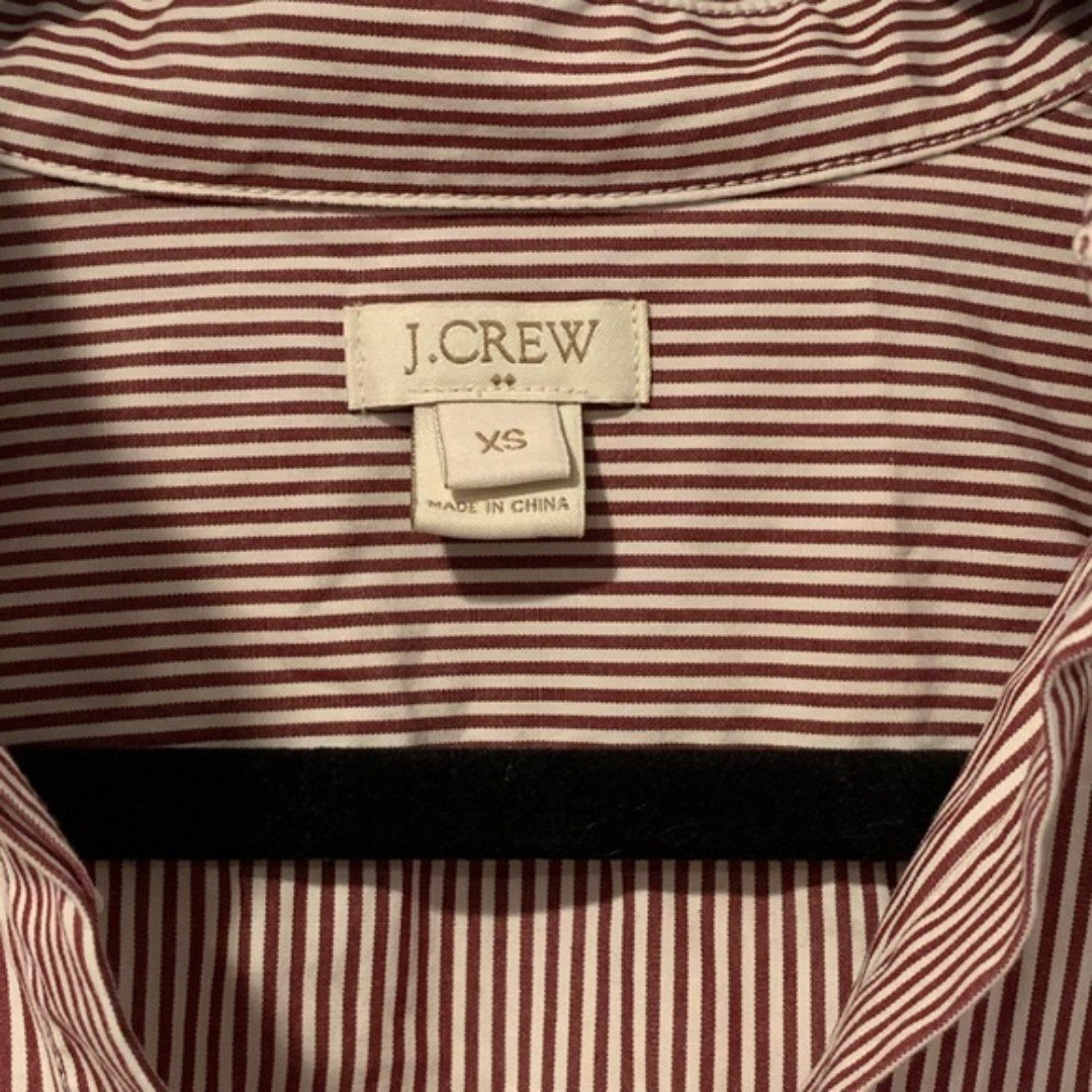 J. Crew Factory Striped Button Down Infinity Shirt FWEBKmbxe