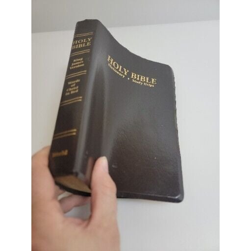 Holy Bible King James KJV Dictionary Study Helps 1989 W