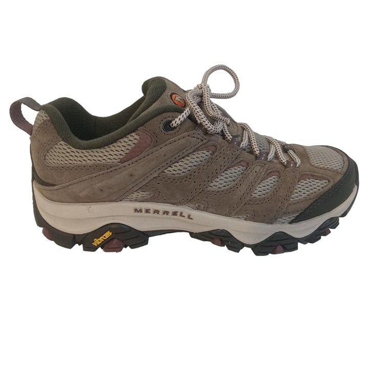 Merrell Moab 3 Hiking Shoes Women´s Size 8.5 Falcon Sneakers VIBRAM Soles Low To 17JJdWDan