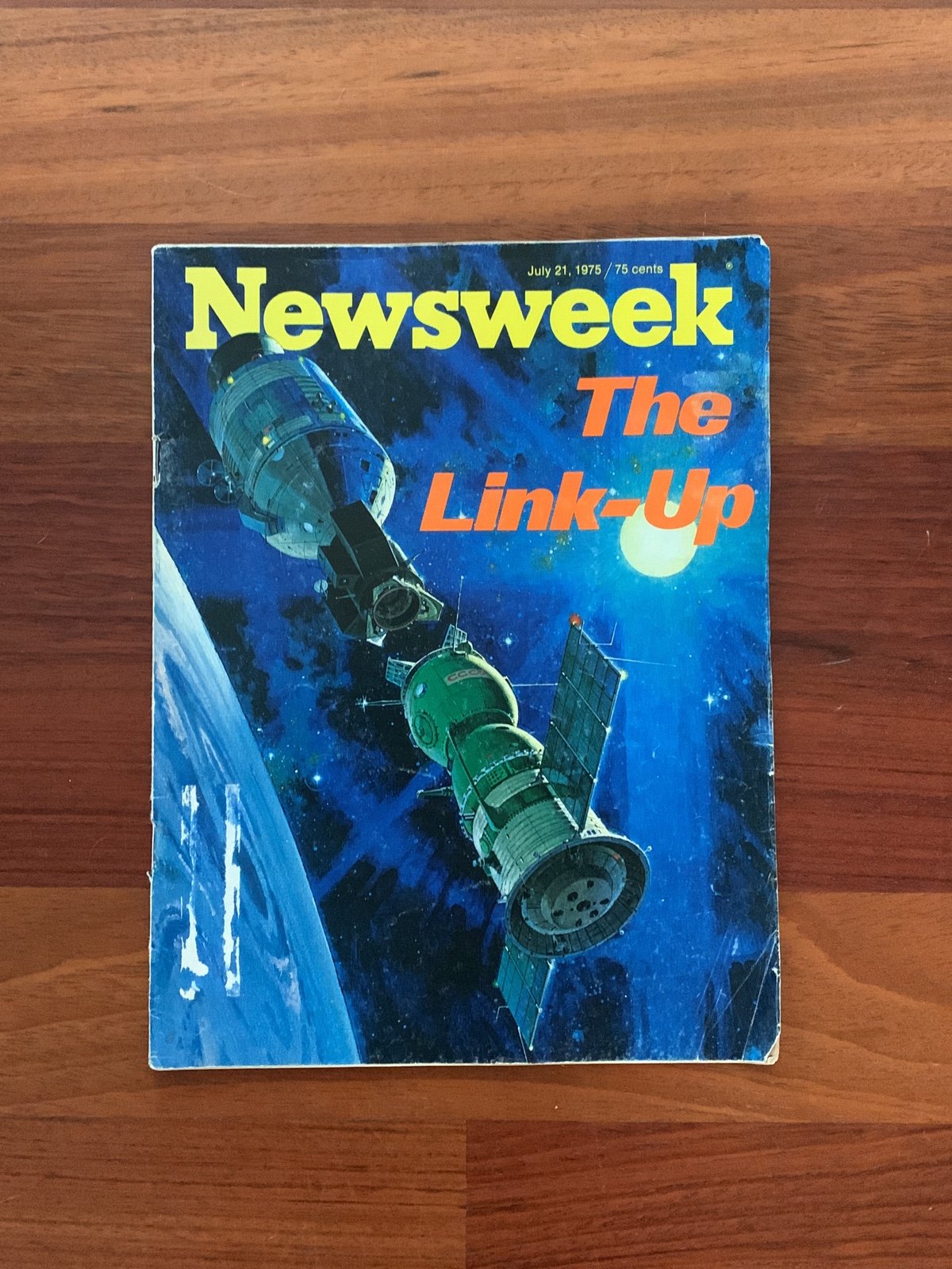 Newsweek Magazine 1975 The Link-Up dOIA8ZTOW