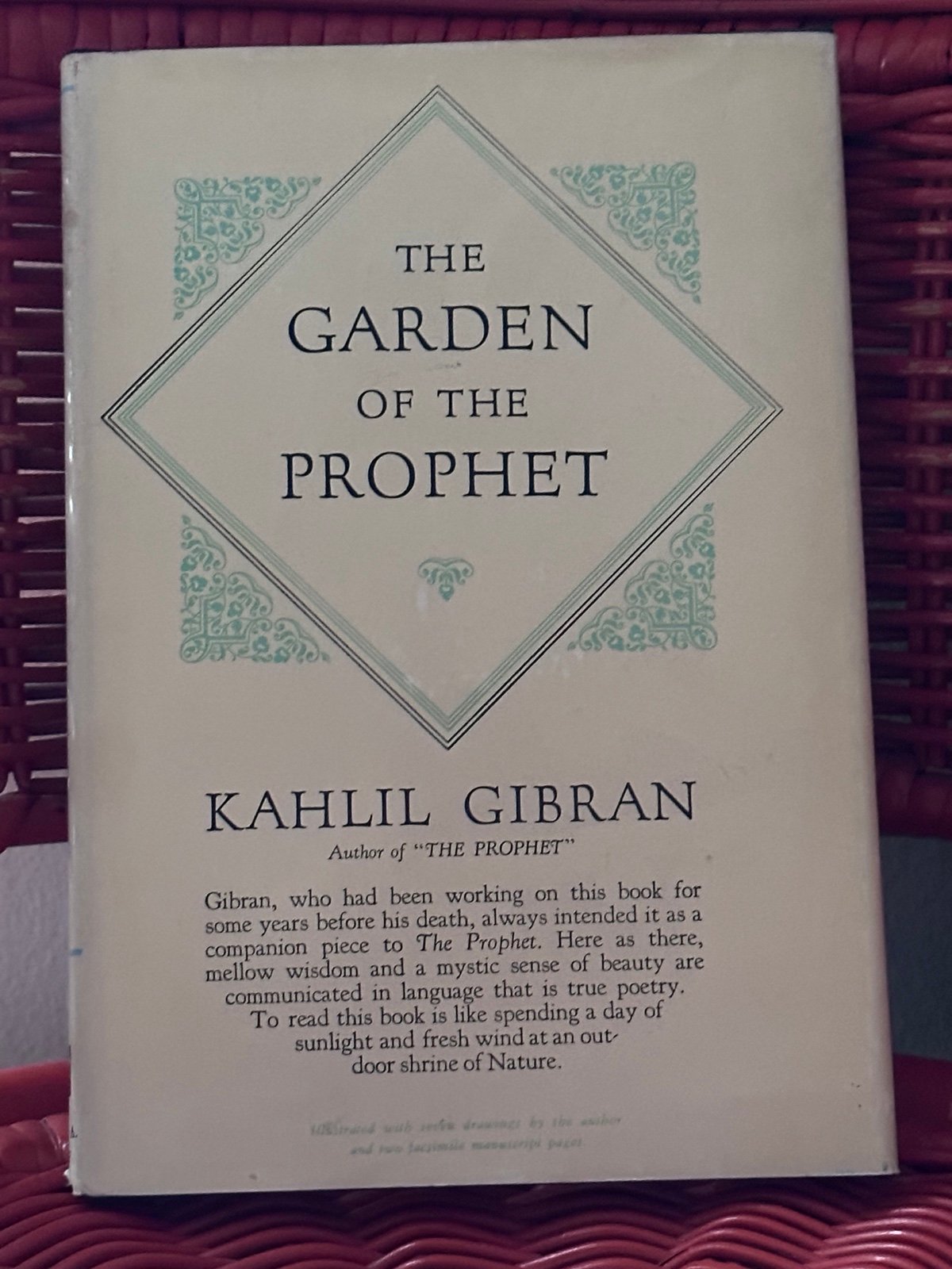 Vintage Garden of the Prophet by Khalil Gibran (1933, H
