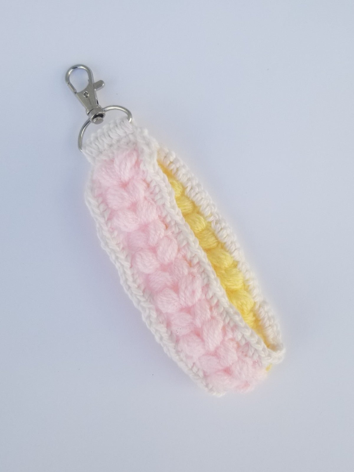 Pink Lemonade Crocheted Wristlet 2G0Dm2Bvr