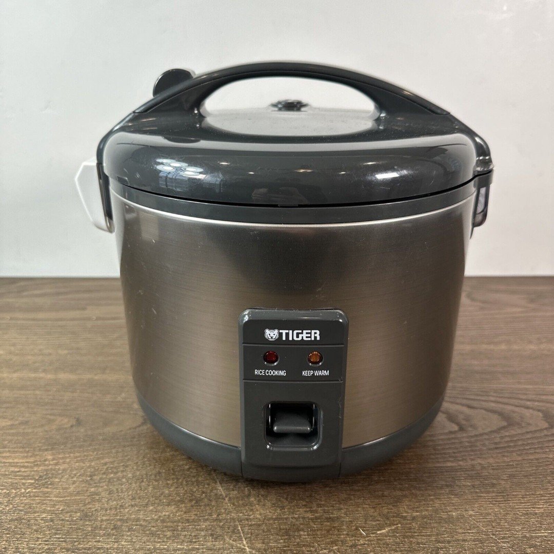 Tiger 5.5-Cup (Uncooked) Rice Cooker Warmer Stainless JNP-S10U W/Manual Tested aBggpnTRo