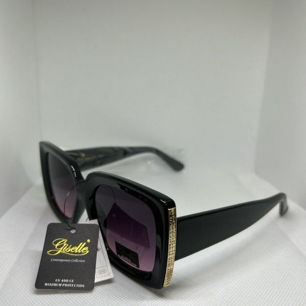 Giselle Square Black Sunglasses 4q82XJ6z5