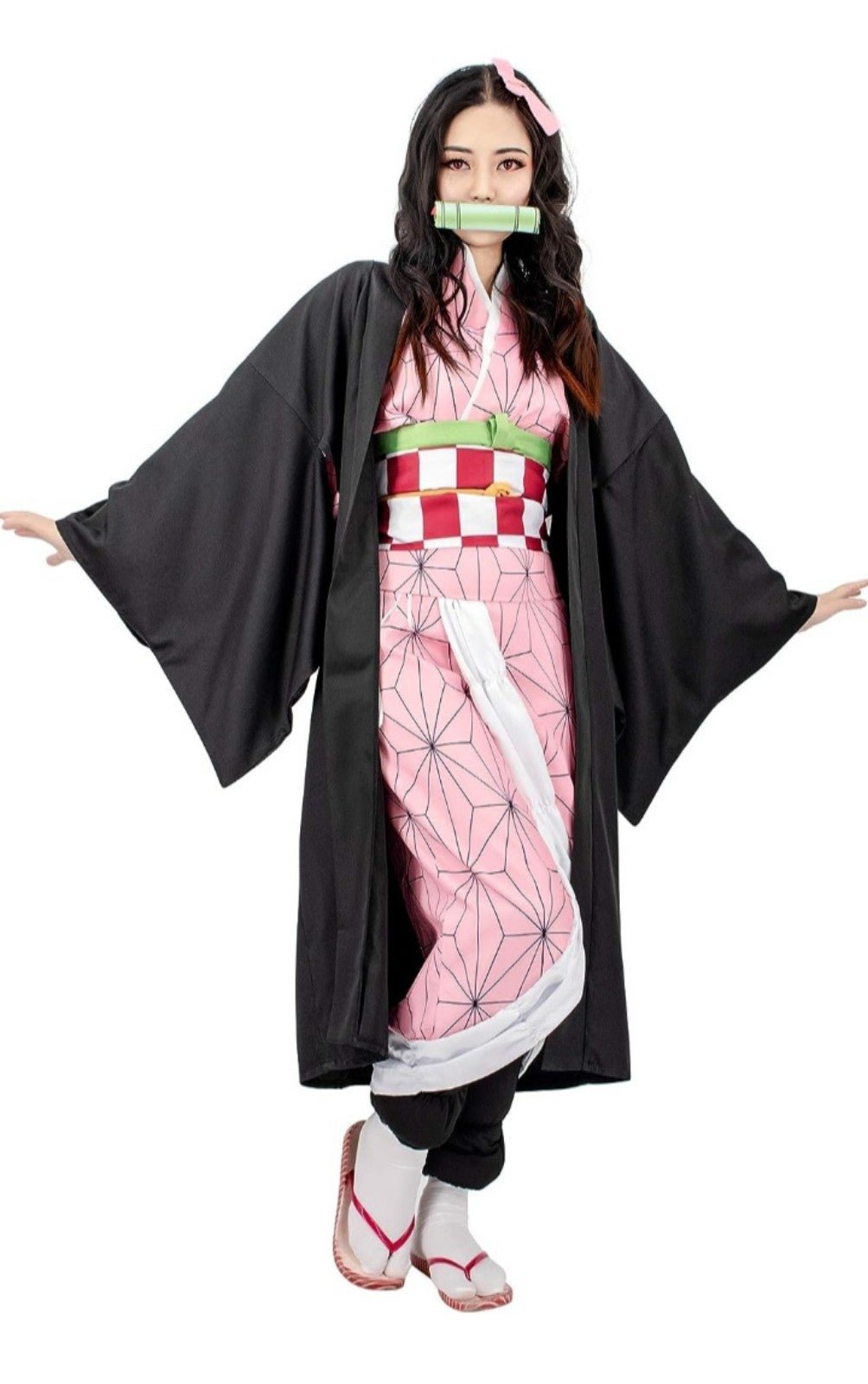 Women´s Anime Kimono Haori Halloween Costume Size Large AFWsD84zV