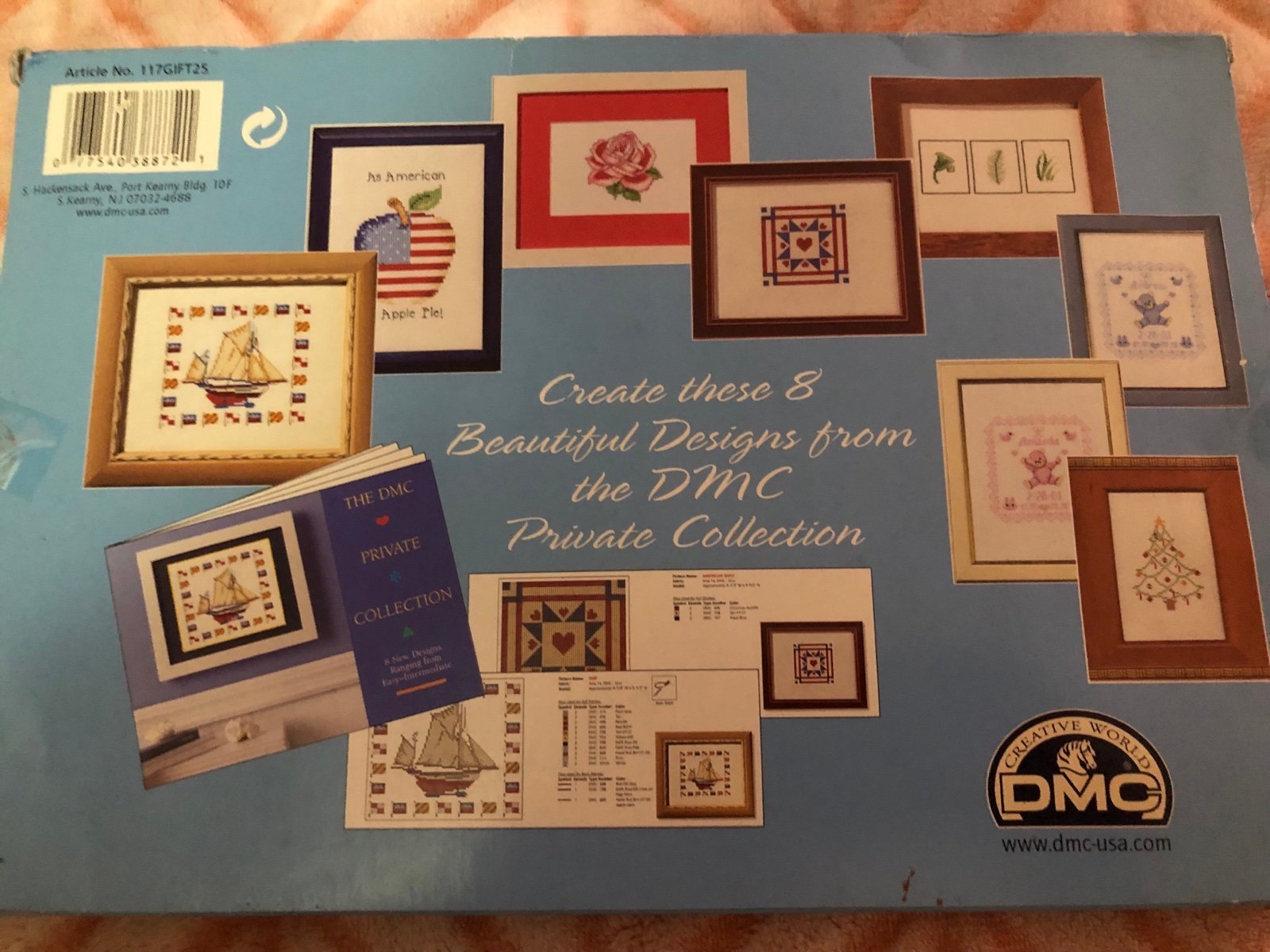 DMC 25 Colors Floss Embroidery Set & Booklet 6KFFNoaIh
