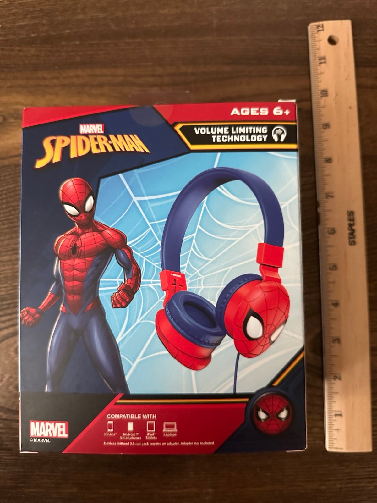 SpiderMan headphones wired new series kid safe EhHboLf1