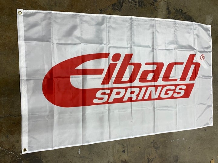 Eibach Banner Flag 3x5ft 90x150cm Poly Garage Shop Wall Decor 3dOLhgn2h
