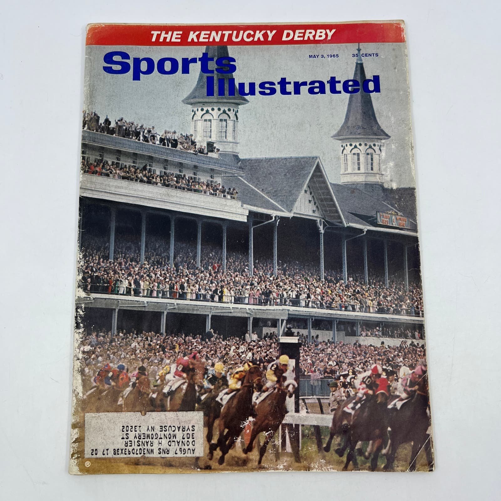 1965 Sports Illustrated KENTUCKY Derby BOLD LAD Lucky Debonair Horse Racing TH7 G94L9JT46