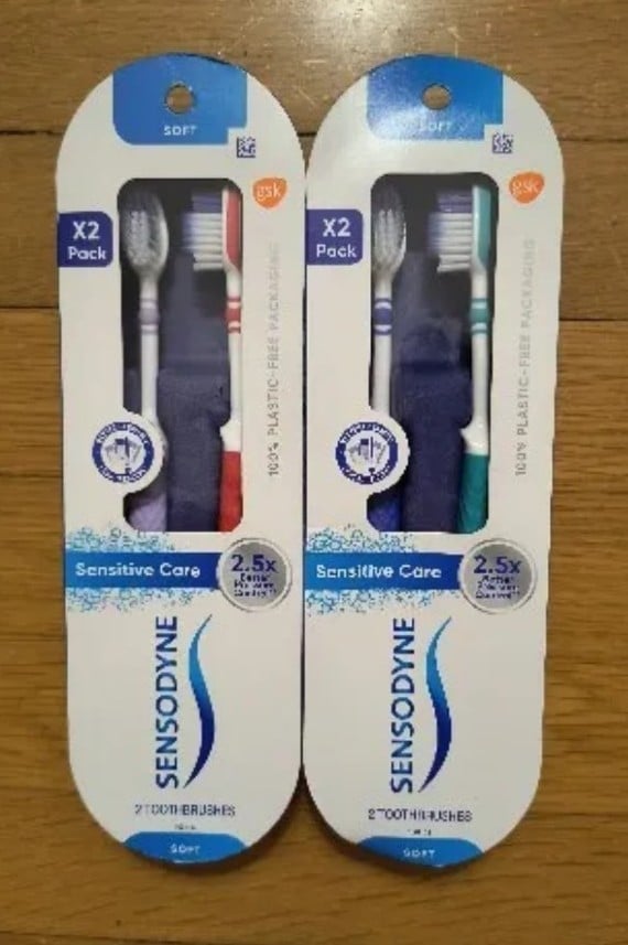 Sensodyne Toothbrushes Sensitive Care Soft 4 Toothbrush