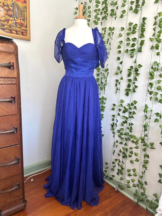 Royal Blue Evening Gown gAfspkfVZ