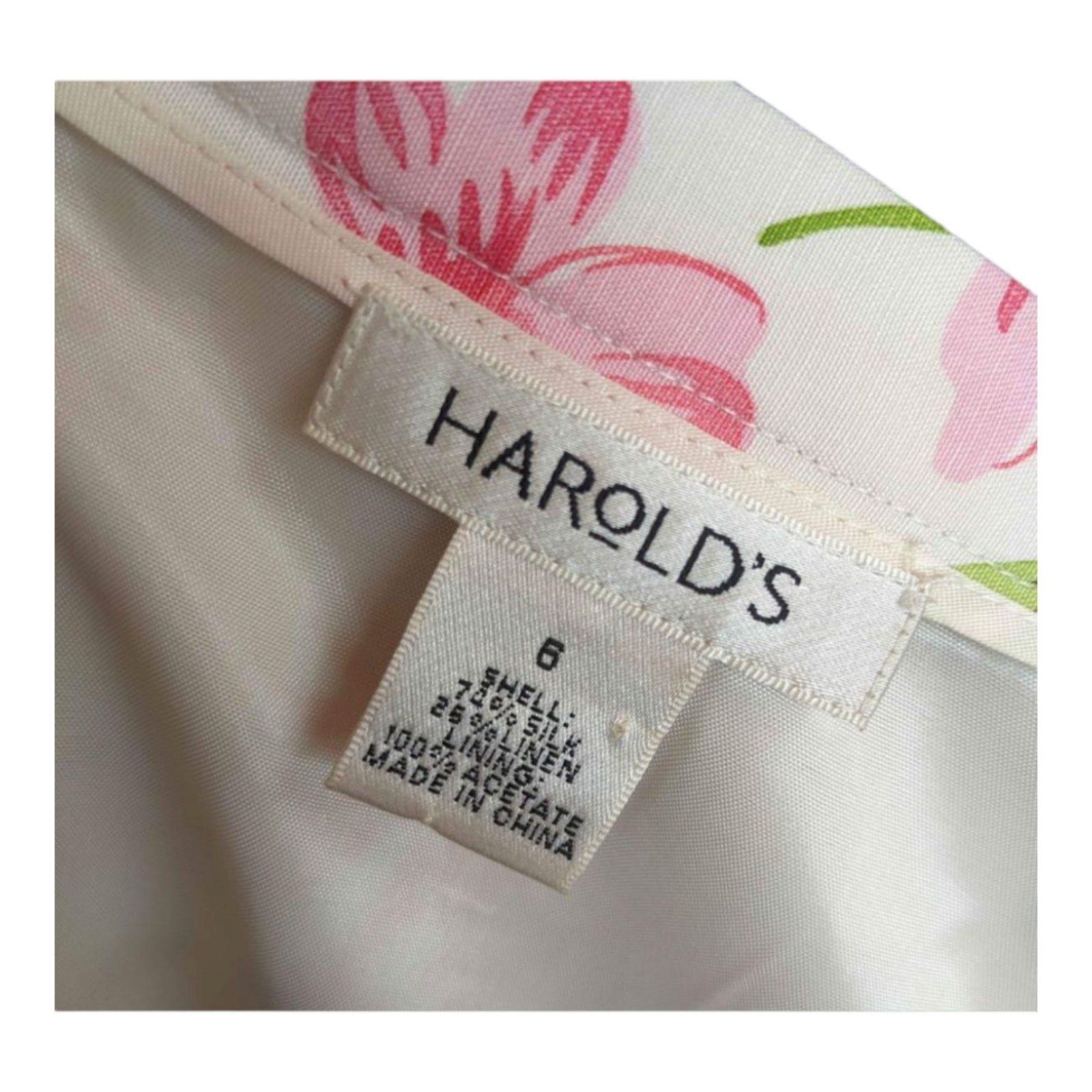 Harold´s Silk And Linen Pink Hibiscus And Cheetah Print Maxi Skirt f4oStdg9B