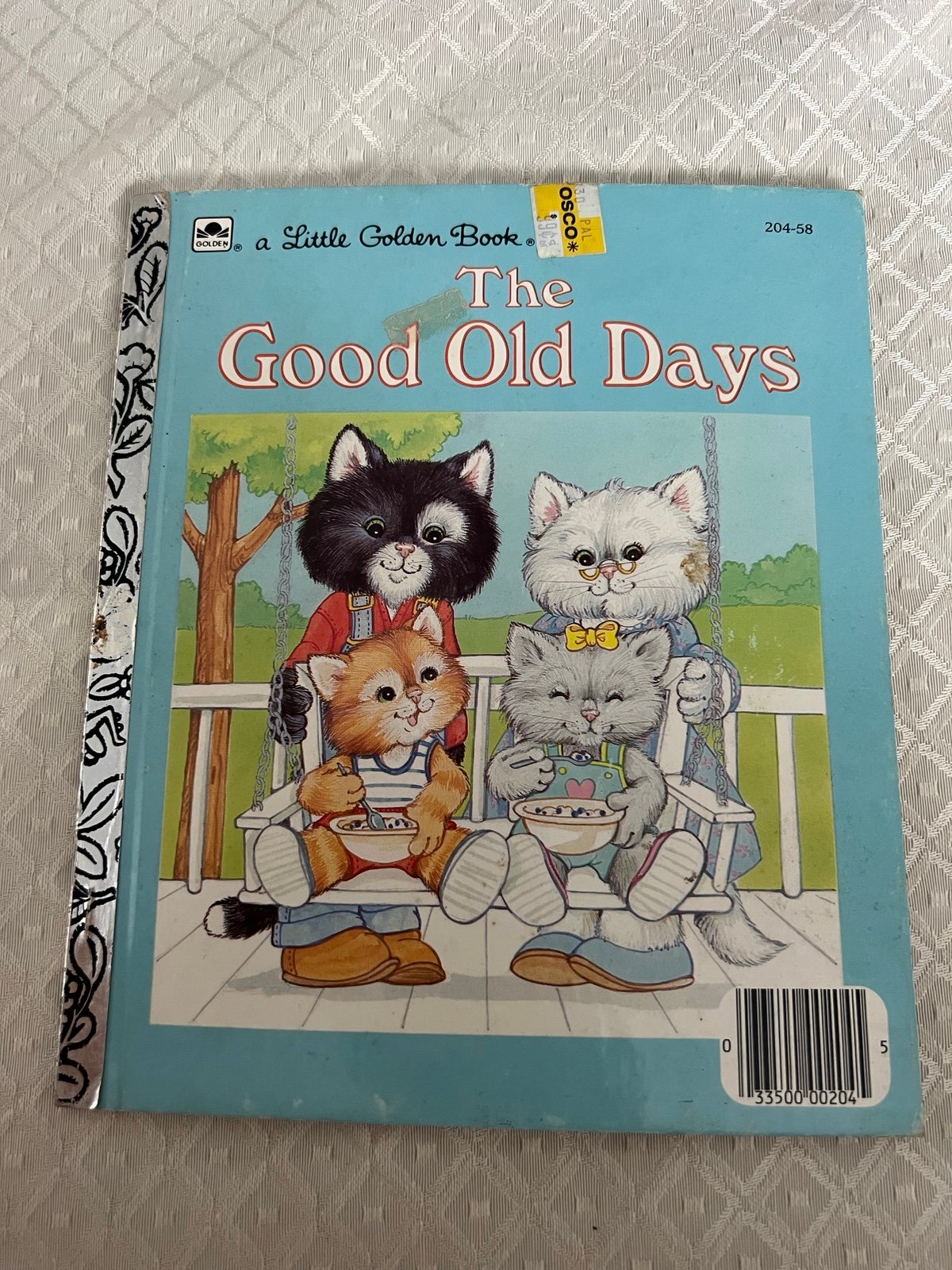 The Good Old Days a little Golden Book vintage 1988 4yK