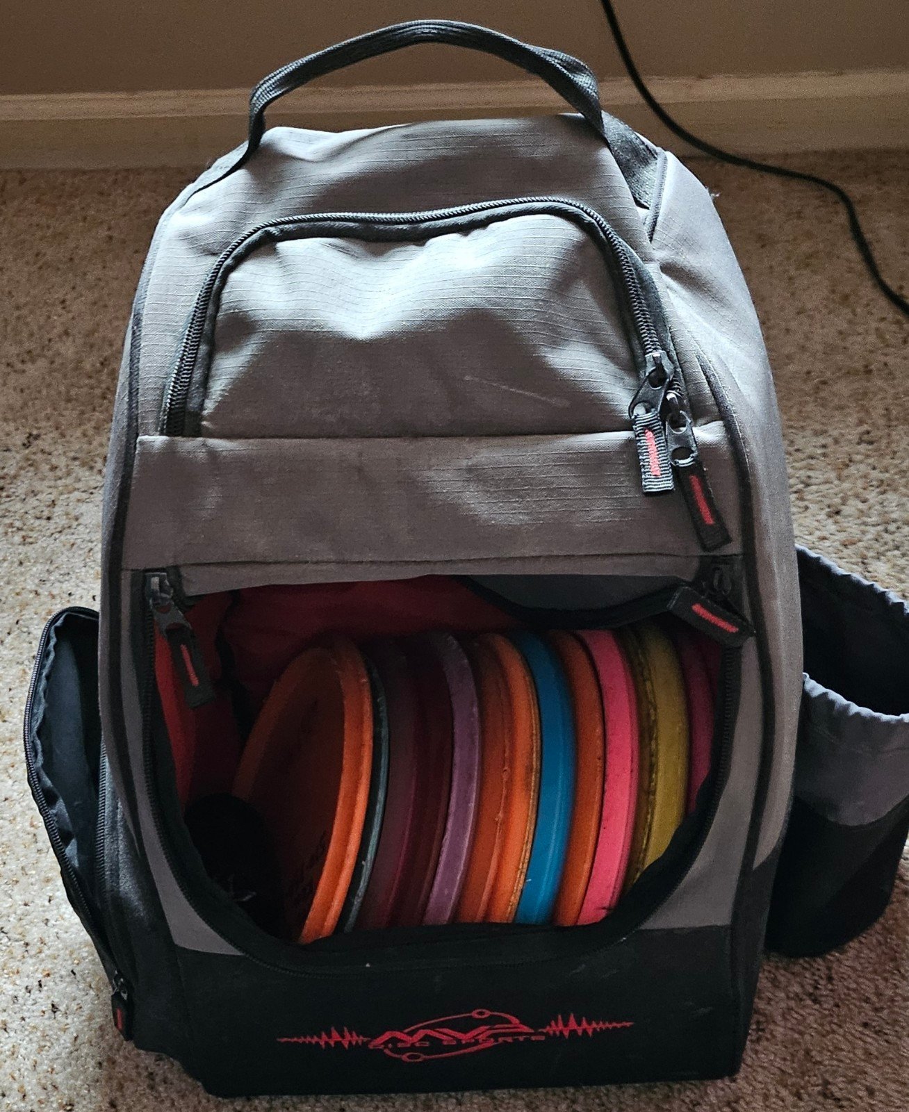 Disc Golf Bag,Discs and Range finder FccKnz3f3