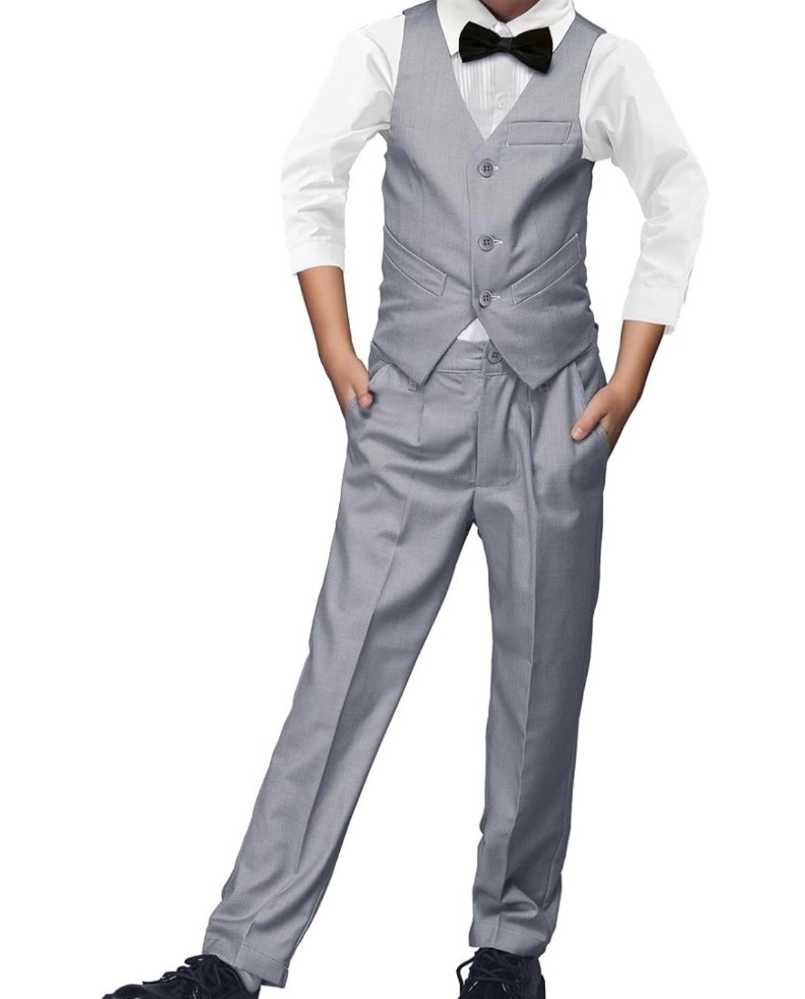 Boys Formal Suit set 5 piece slim fit A03clsYqV